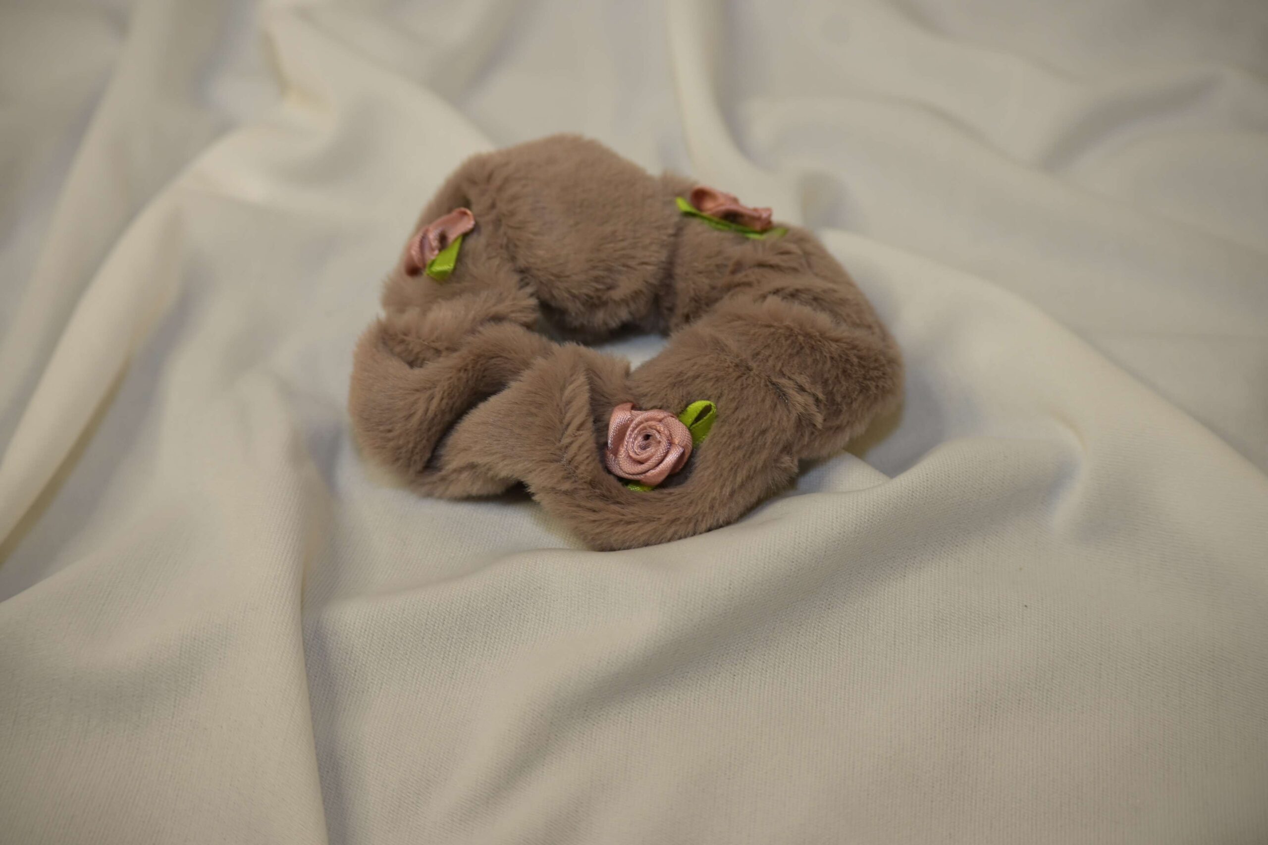 Brown Fur Scrunchy Brown Fur Scrunchy - Image 1