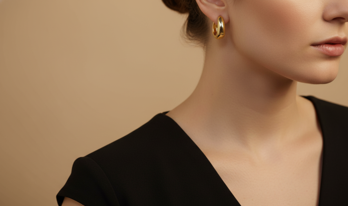 Gemini_Generated_Image_2bc7ik2bc7ik2bc7 luxe chunky hoops - Image 1