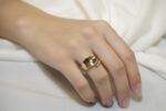 Golden Scoop Ring