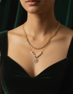 Pearl & Wheel Pendant